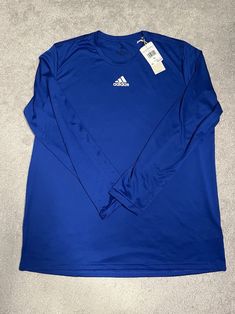 Adidas Men’s Pregame Shirt Blue HS9224 Size XL